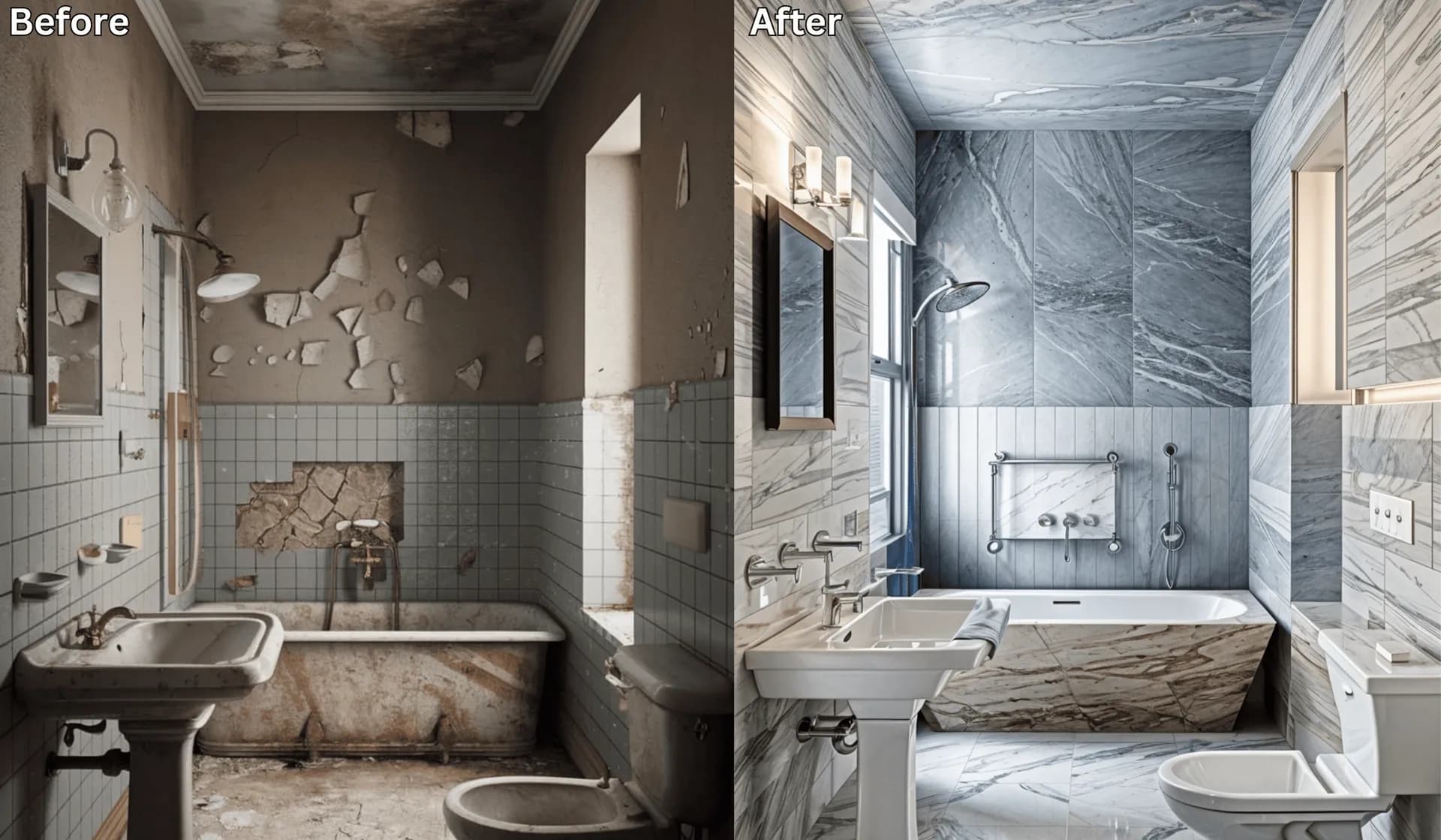 Complete Bathroom Renovation Works